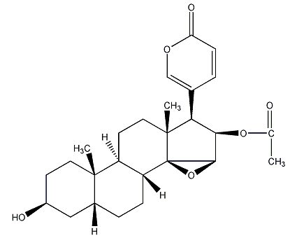 Structural formula of Sinobufosin
