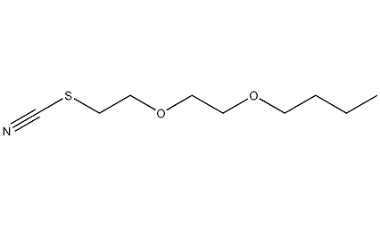 Structural formula of thiocyanate butoxide