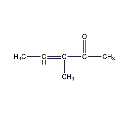 3-methyl-3-penten-2-one structural formula