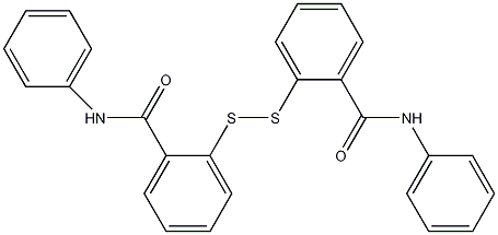 Dibenzoamido diphenyl disulfide structural formula
