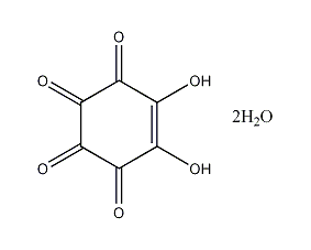Structure formula of rose bengic acid dihydrate