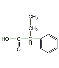 2-phenylbutyric acid structural formula