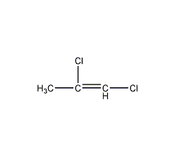 1,1-dichloropropene structural formula
