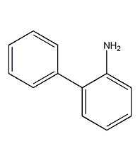 2-Aminobiphenyl structural formula