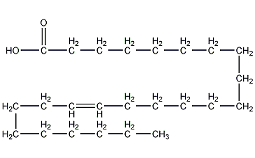 15-tetracosenoic acid structural formula
