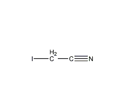 Iodoacetonitrile structural formula