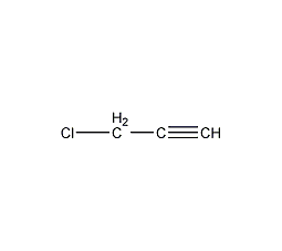 Propargyl chloride structural formula