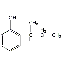 2-sec-butylphenol structural formula