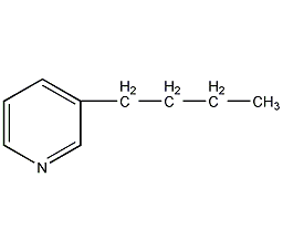 3-butylpyridine structural formula