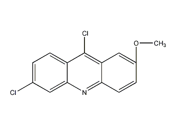 6,9-dichloro-2-methoxyacridine structural formula