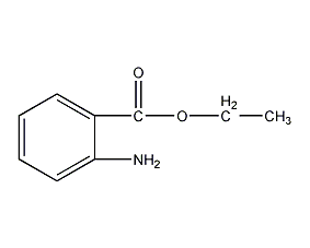 Ethyl anthranilate structural formula