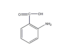 Anthranilic acid structural formula