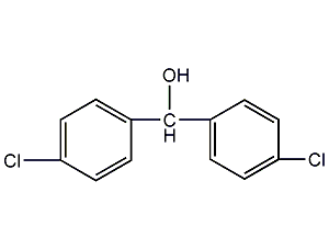 4,4'-dichlorodiphenylmethanol structural formula