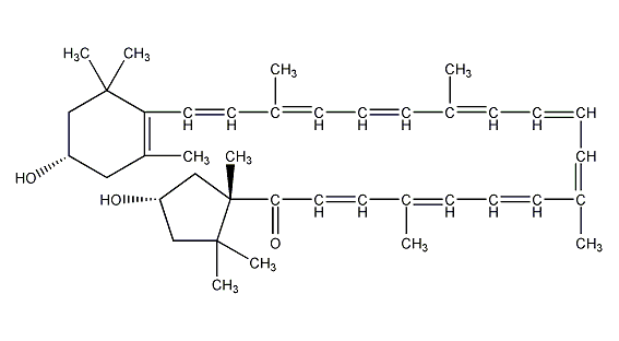 Capsanthin structural formula