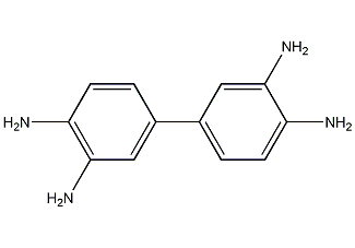 3,3'-diaminobenzidine structural formula