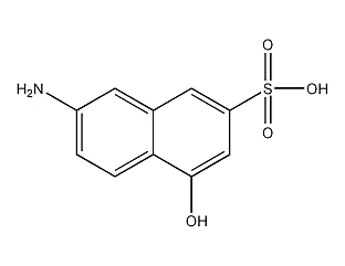 2-amino-5-naphthol-7-sulfonic acid structural formula