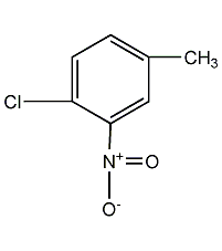 4-chloro-3-nitrotoluene structural formula