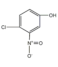 4-chloro-2-nitrophenol structural formula