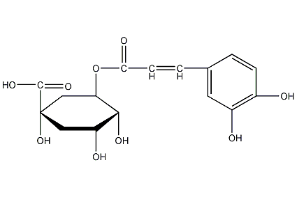 Chlorogenic acid structural formula