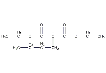 N-butyl diethyl malonate structural formula