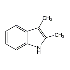 2,3-Dimethylindole Structural Formula