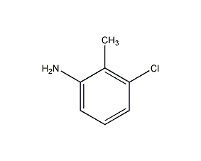 3-chloro-2-methylaniline structural formula