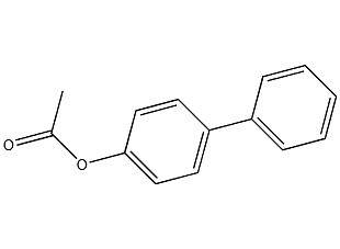 4-acetoxybiphenyl structural formula