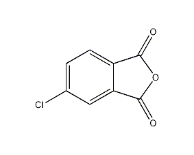4-Chlorophthalic anhydride structural formula