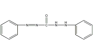 Diphenylcarbahydrazone structural formula