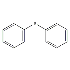 Diphenyl sulfide structural formula