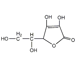 D-erythorbic acid structural formula