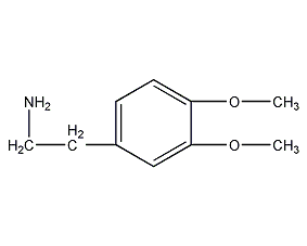 Structural formula of homoveratamine