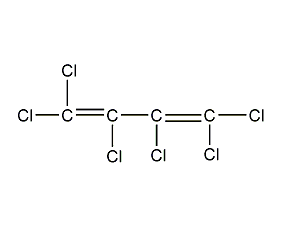 Hexachloro-1,3-butadiene structural formula