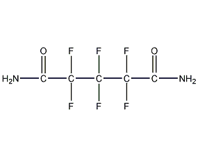 Hexafluoroglutaramide structural formula