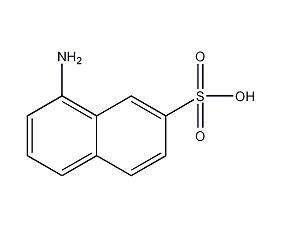 8-amino-2-naphthalenesulfonic acid structural formula
