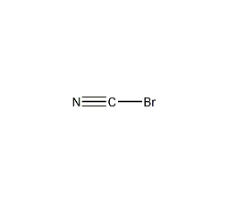 Cyanogen bromide structural formula