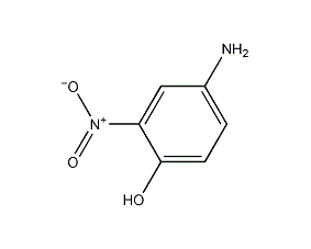 4-amino-2-nitrophenol structural formula