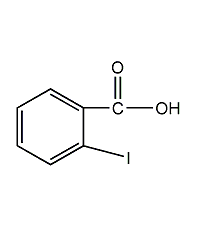 O-iodobenzoic acid structural formula