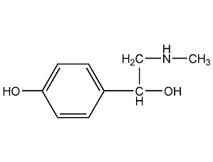 DL-Phenylephrine Structural Formula