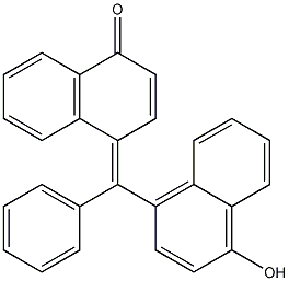 α-naphthol benzyl alcohol structural formula