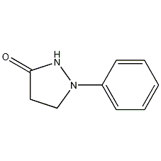 1-phenyl-3-pyrazolone structural formula