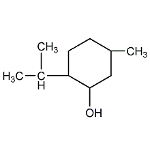 DL-menthol structural formula
