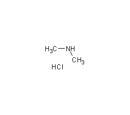 N-methylmethylamine hydrochloride structural formula