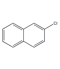 2-Chloronaphthalene Structural Formula