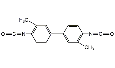 4,4'-diisocyanate-3,3'-dimethylbiphenyl structural formula