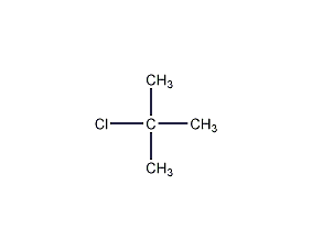 2-chloro-2-methylpropane structural formula