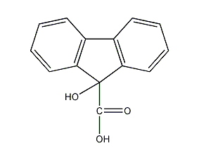 9-hydroxy-9-fluorenic acid structural formula