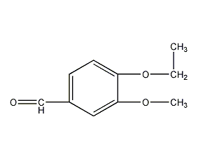 4-ethoxy-3-methoxybenzaldehyde structural formula