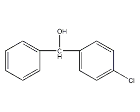 Structural formula of p-chlorobenzyl alcohol