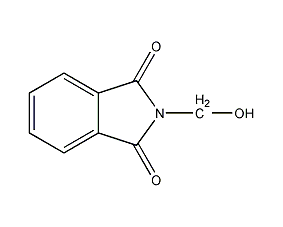 N-hydroxymethylphthalimide structural formula